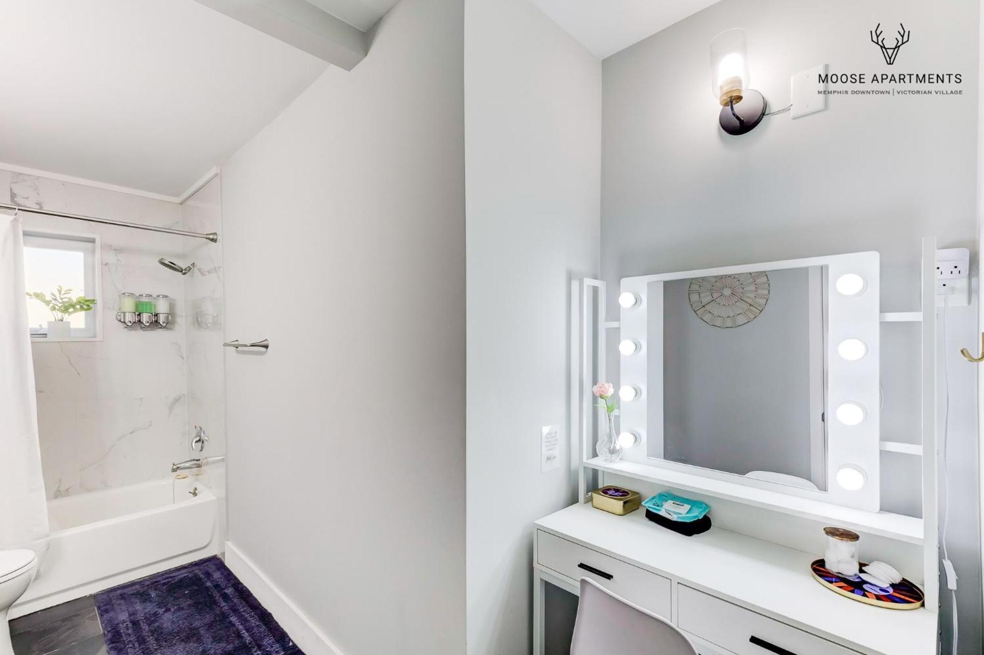 The Moose #6 - Modern Luxe Studio With Free Parking & King Bed Memphis Exteriör bild